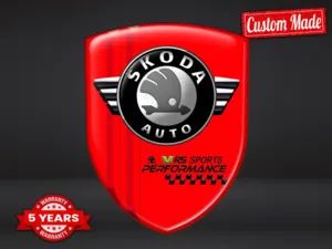 Skoda Autocollants Drôles Sport Pro Personnalisables